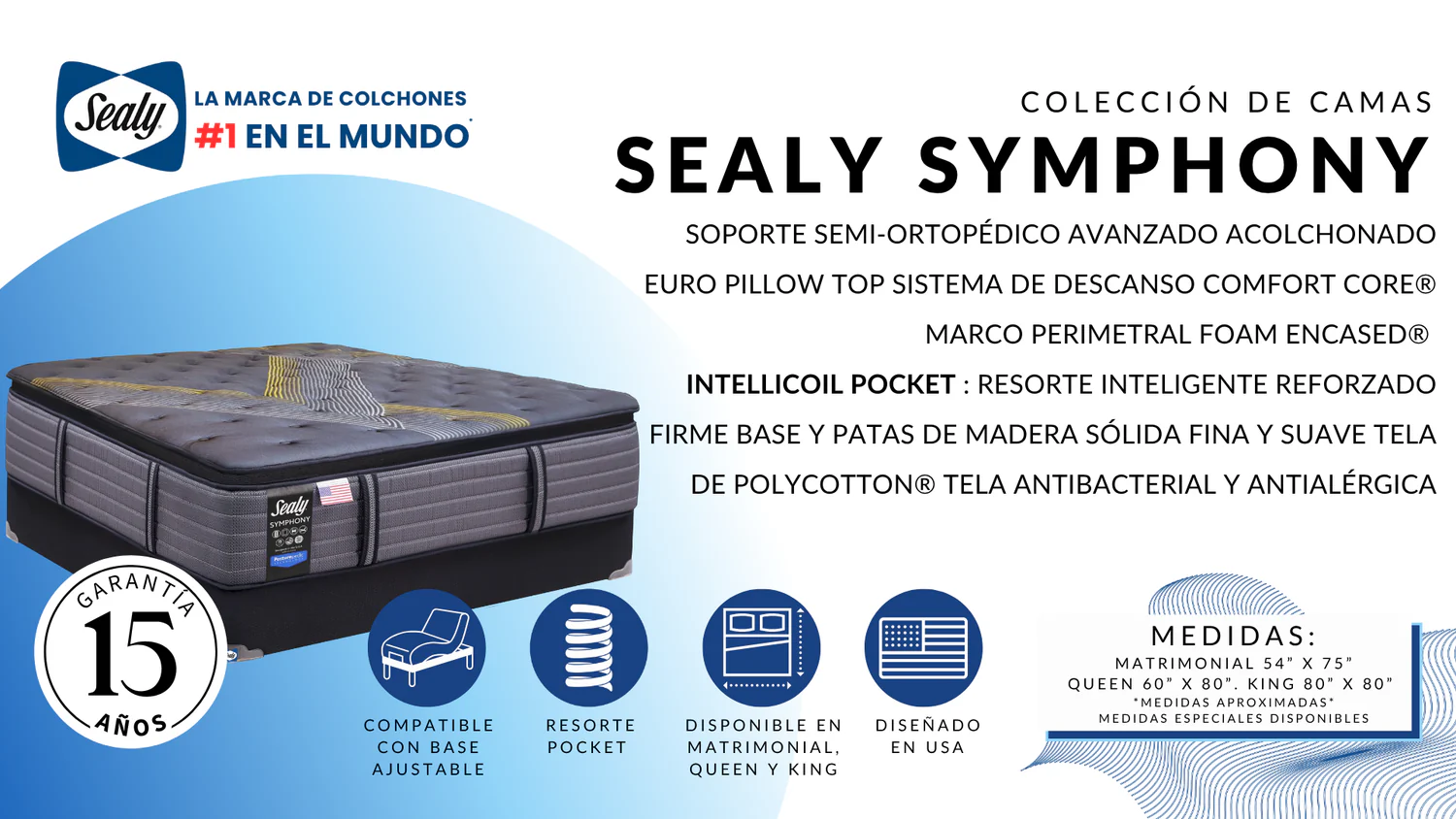 Características-Sealy-Symphony