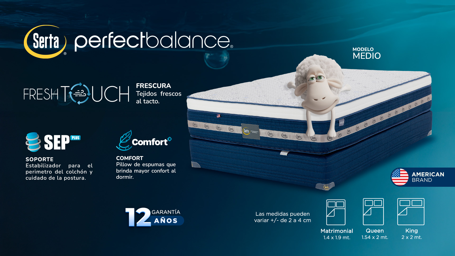 Serta PB Medio Características