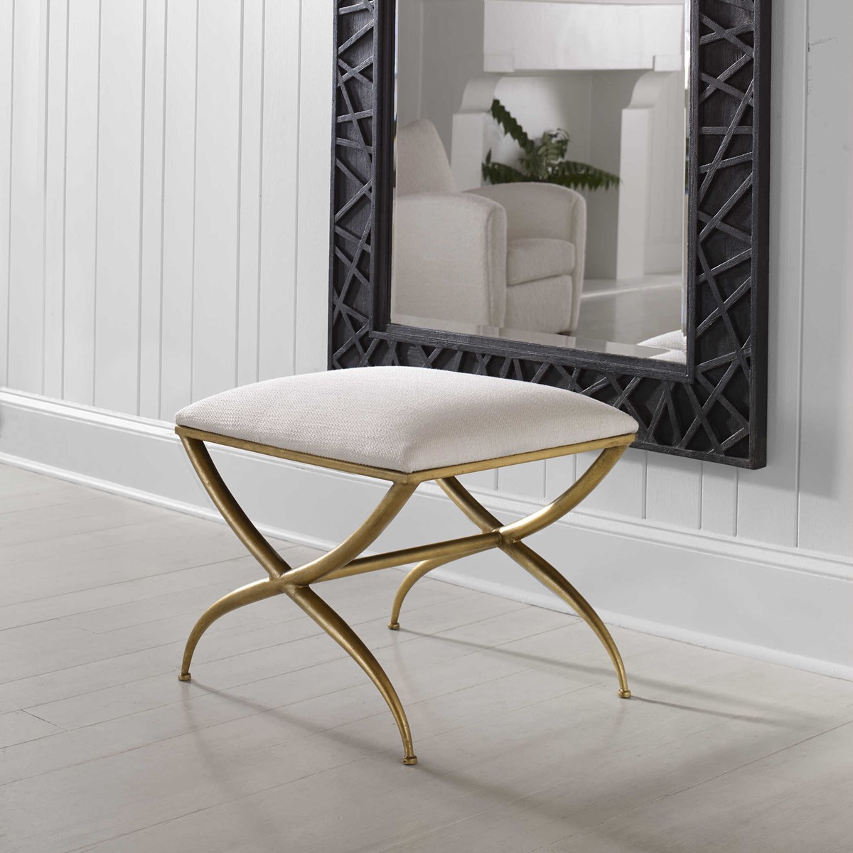 Crosing Small Bench White 1