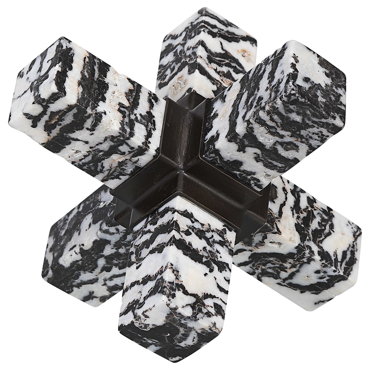 Escultura Cruz Zebra Piedra 2